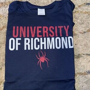 University of Richmond Spiders T Shirt Mens 2XL Navy College Graphic Tee